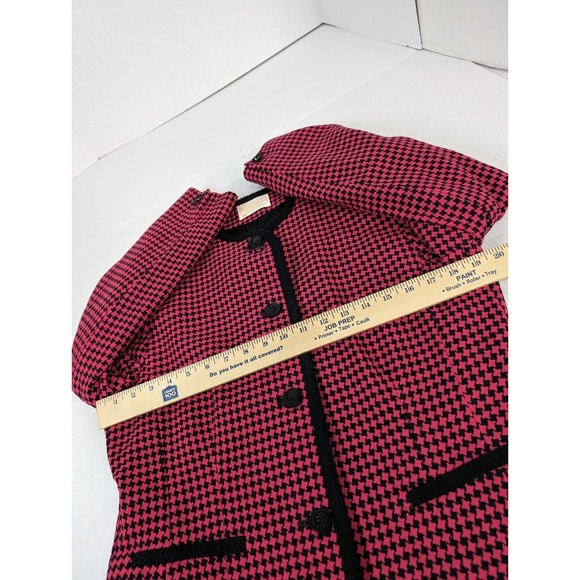 Women’s Vintage Pendleton Blazer Size 14 Houndstooth‎ Wool Made in USA - Picture 3 of 8